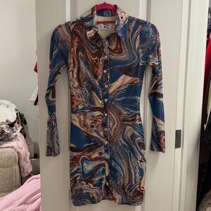 Princess Polly Marble Dress 🔥🌊